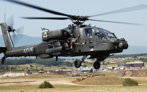 ah-64 apache，直升机，作战，主力