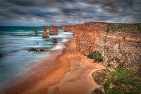 十二使徒海岸线，澳大利亚，пейзаж