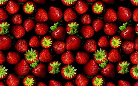 草莓，维生素，浆果