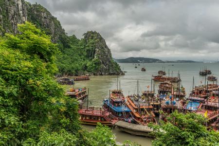 越南下龙湾，风景