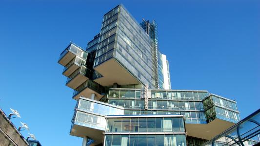 汉诺威，玻璃，摩天大楼，银行