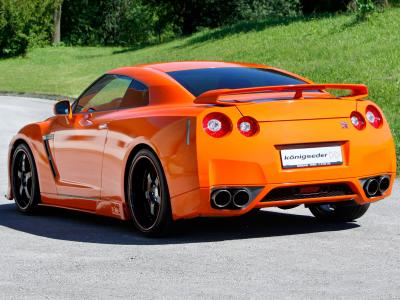 日产GT-R，日产，橙色，汽车，汽车，科尼赛德，橙色