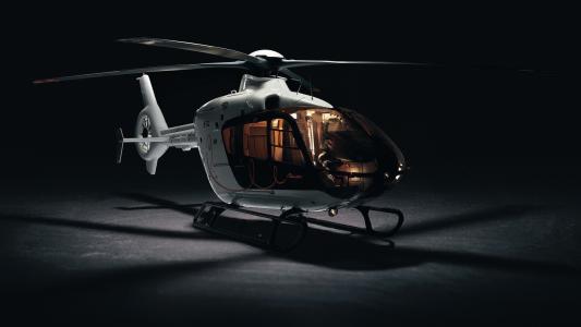EC135，直升机，壁纸