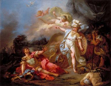 大卫，雅克 - 路易，密涅瓦之战和火星