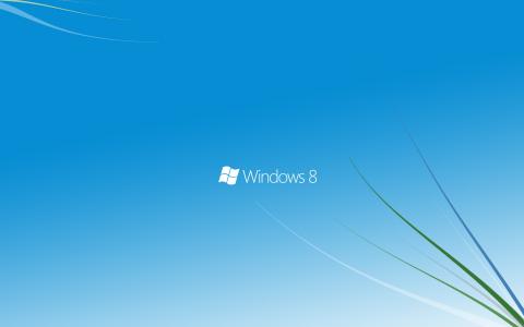 微软，Windows 8，蓝色