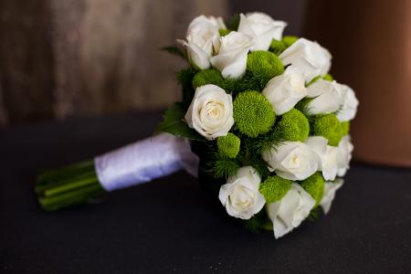 婚礼，鲜花，新娘的花束