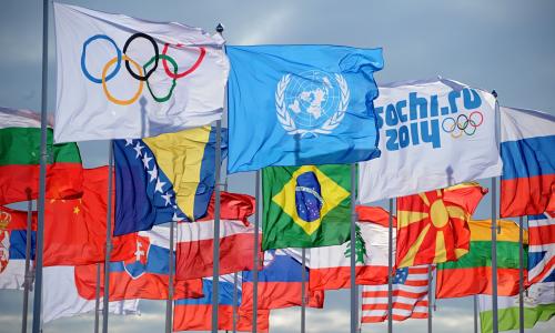 奥运会，索契2014年，国旗，索契2014年奥运会，参赛国家