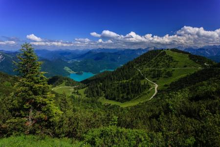 巴伐利亚阿尔卑斯山，德国，巴伐利亚阿尔卑斯山