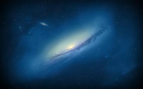 空间，星系，NGC 3190，星星，光