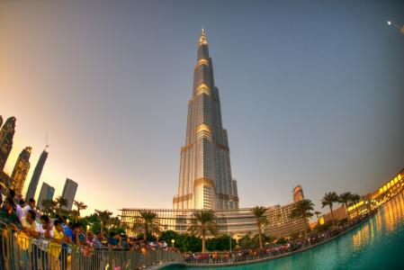 Burj Khalifa，迪拜，哈利法塔，迪拜，Nebrash