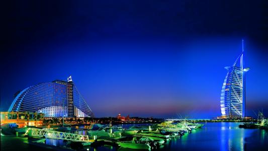 迪拜，酒店，帆船