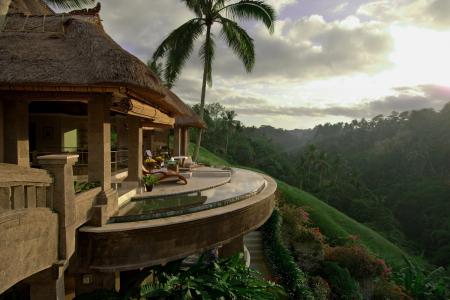 房子，热带，景观，自然，房子，棕榈树