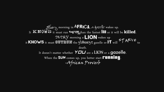 非洲，谚语，壁纸