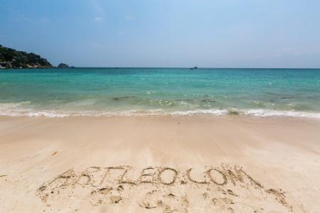 artleo，artleocom，海，泰国，海滩，题词，标志，artleo.com