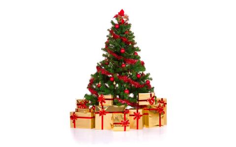 礼物，欢乐圣诞树