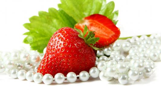 珍珠，草莓
