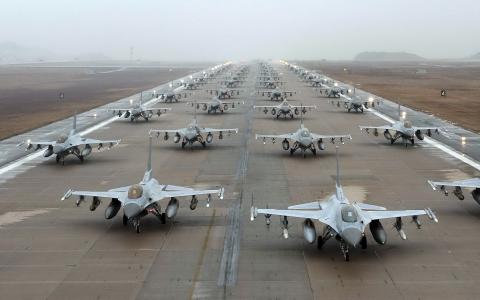 F-16，猎鹰，航空，飞机，武器