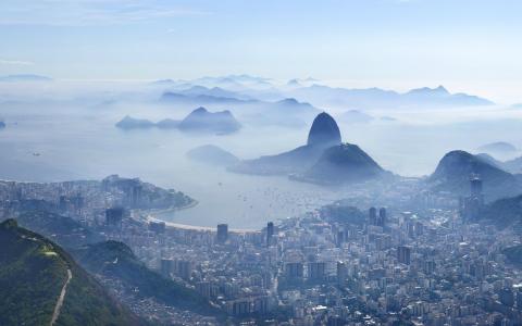 阴霾，里约热内卢，里约热内卢，城市