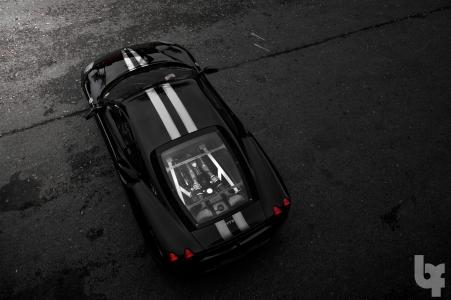 黑色背景，停车场，法拉利，f430 scuderia