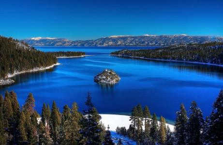 太浩湖，美国加利福尼亚州，自然，景观