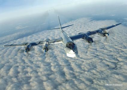 TU-95 MS，战略轰炸机，远程航空，飞机