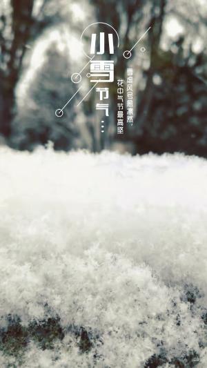 中国传统节气小雪