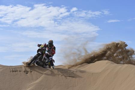一天，摩托车，天空，沙丘，赛车，天然气