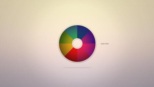 色轮，光谱，彩虹，涂料