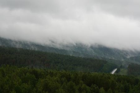 布拉茨克，雾
