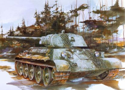 T  -  34，艺术，绘画