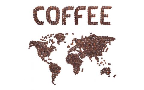 咖啡豆，咖啡地图集，咖啡