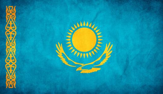 哈萨克斯坦，国家，国旗，RK