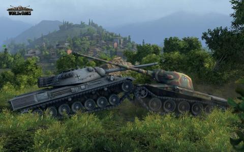 坦克世界，豹I与印度装甲战车，游戏，танки