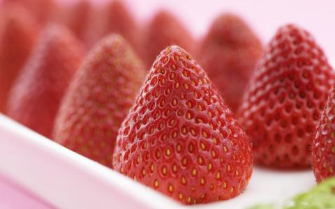 草莓，甜点，浆果