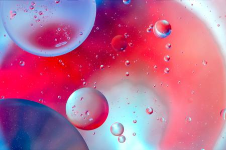 气泡，光，水，空气，颜色
