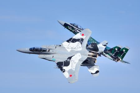 战斗机，f-15dj，三菱，飞行