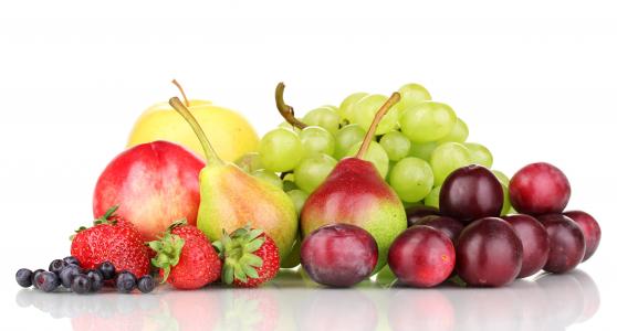 水果，草莓，蓝莓，梨，苹果，葡萄，李子，浆果