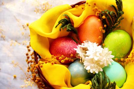 鸡蛋复活节假期复活节假期鸡蛋春天