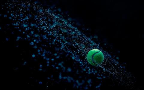球，网球，滴，宇宙