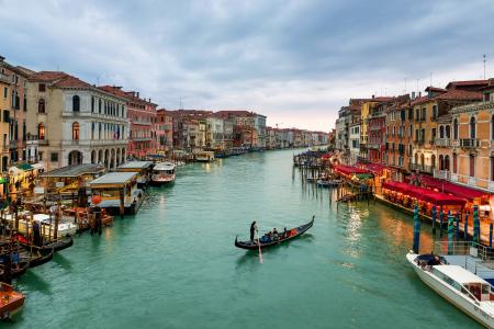 意大利，venezia，威尼斯，运河格兰德，威尼斯，意大利
