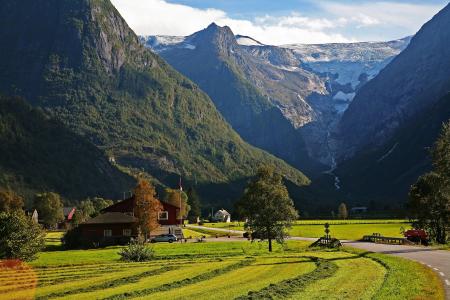 sogn-o-fjurane，挪威，山脉，斯特林