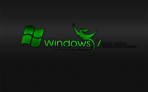 壁纸Windows 7，金属，Windows 7，操作系统，操作系统，64位