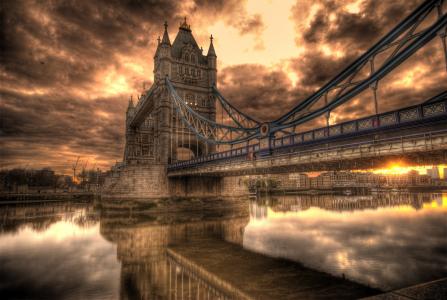 英格兰，桥，河，人类发展报告
