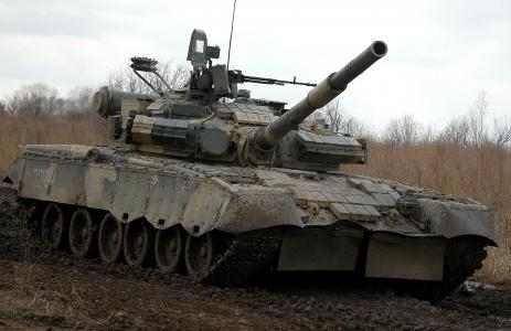 泥，坦克，战斗，t-80