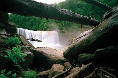 Водопад，肯塔基州坎伯兰郡