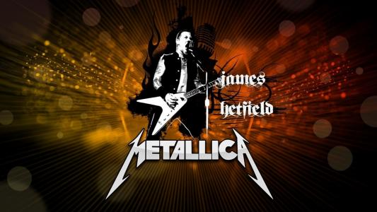 赫特菲尔德，Metallica的，海报，壁纸