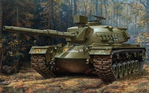 M-48 A2 GA2，坦克，艺术