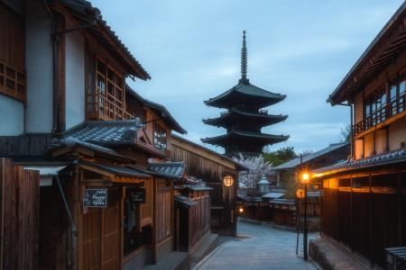 日本，京都，东山宿舍，八坂宝塔