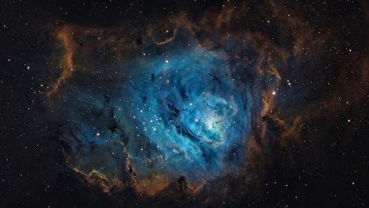 泻湖（M8），泻湖（M8），星云，星座，宇宙，空间，星星