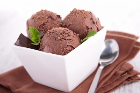冰淇淋，巧克力